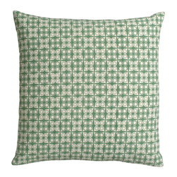 Nikhita Cushion in Emerald Green - Decorative Pillows
