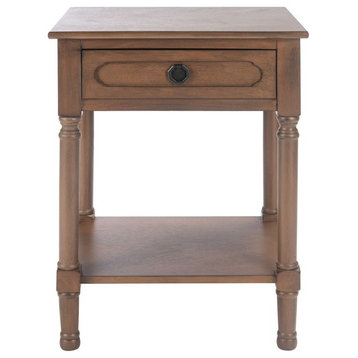 Raleigh One Drawer Accent Table Brown