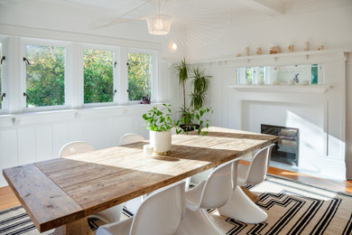 Inspiration for a transitional dining room remodel in Seattle