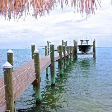 Dock Construction In Key Largo