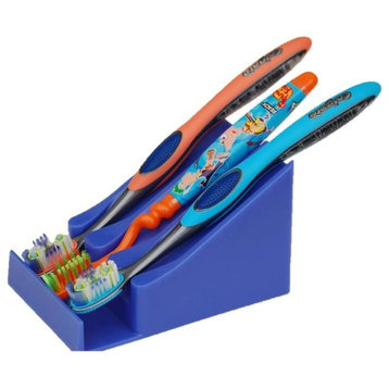 Easy Clean Toothbrush Holder, Blue