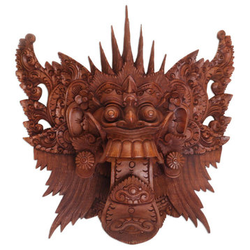 NOVICA Queen Rangda And Wood Mask