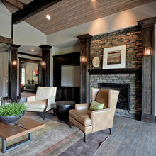 Cabin Fireplace