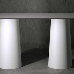 Lou Lou Outdoor Square Table by Serralunga - Outdoor Side Tables