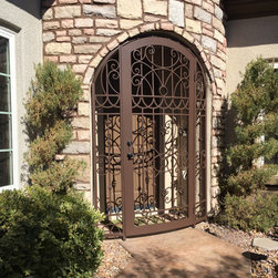 Jalisco Arched Curved Entryway - Front Doors