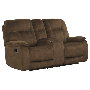 Parker Living Cooper - Shadow Brown Manual Console Loveseat
