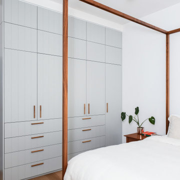 Master Wardrobe with V-groove Cabinetry