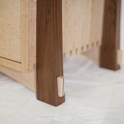 Birdseye Maple and Walnut Tansu Chest - Products