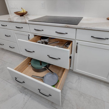 Kitchen, Laundry and Bookcase Design Southern Pines, NC