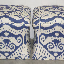 Custom Curved Ottomans - Footstools And Ottomans