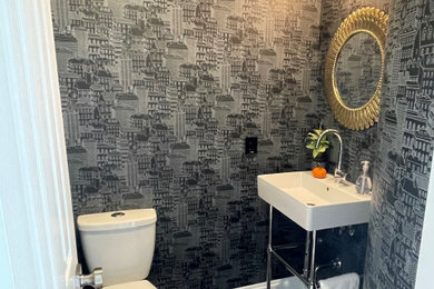 Example of a powder room design in Other