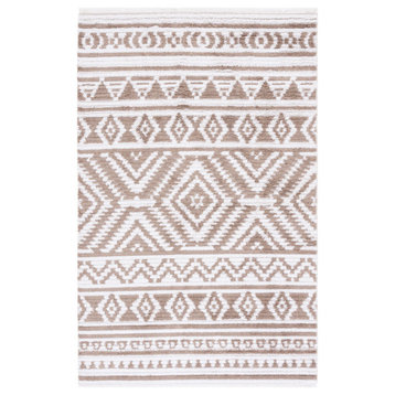 Safavieh Augustine Collection AGT849 Rug, Taupe/Ivory, 5' x 7'7"