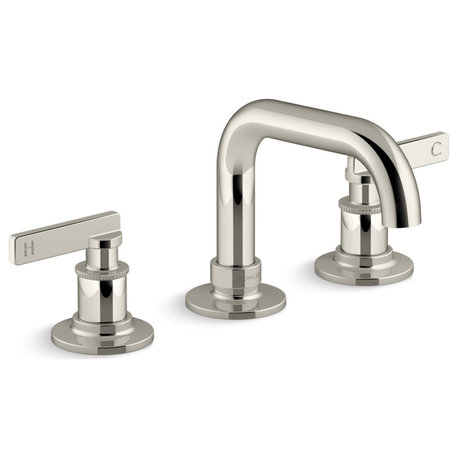 Castia 1.2 GPM Widespread Bathroom Faucet, Vibrant Polished Nickel
