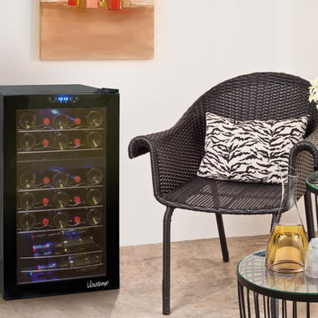 24-Bottle Dual-Zone Touch Screen Wine Cooler