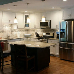 Colorado White Shaker Kitchen Cabinets - 10 Foot Run - Kitchen Cabinetry