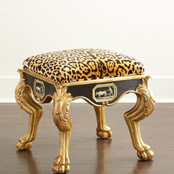 John-Richard Collection Rosette Stool - Footstools And Ottomans