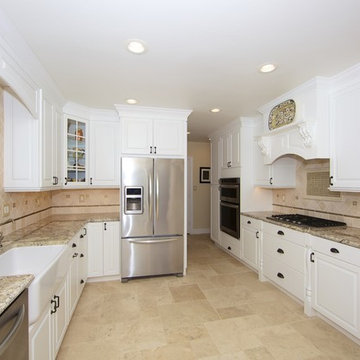San Diego Vintage White Kitchen Full Design and Renovation