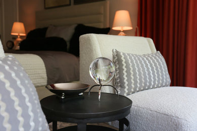 Example of a trendy guest bedroom design in Indianapolis