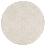 Livabliss - Metro Solid and Border Beige Area Rug, 9'9" Round - Showcasing a design that will truly pop within your space, this radiant rug is everything you've been searching for and so much more for your decor! Hand loomed in 100% wool, the medallion pattern in pastel coloring allow for a charming addition from room to room within any home. Maintaining a flawless fusion of affordability and durable decor, this piece is a prime example of impeccable artistry and design.