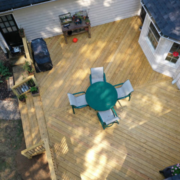 South Charlotte Treated Lumber Deck
