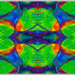 Hosta Leaves in Green - Artwork