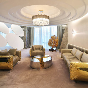 Contemporary Office Lounge - Project by Sicilia Shine