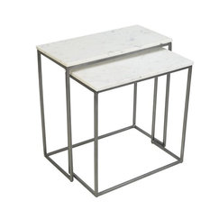 Chelsea Rectangle Nesting Tables, Set of 2