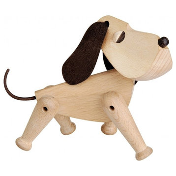 Architectmade Oscar Wooden Dog Figurine