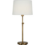 Robert Abbey - Koleman Table Lamp, Aged Brass - Koleman Contemporary Table Lamp