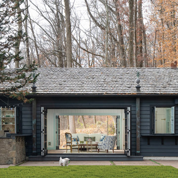 Crow’s Perch Pool House: Exterior