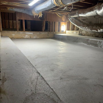 Basement Concrete Installation – Room 2