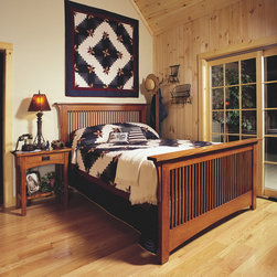 Mission-style Oak Bedroom Furniture - Bedroom Furniture Sets