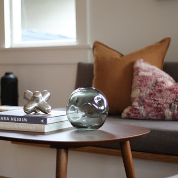 Tablescape in MCM Home for Sale in LA - Staging