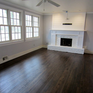 EAST HAMPTON: NEW INSTALL & FLOOR RESTORATION - JACOBEAN STAIN/TRAFFIC HD POLY