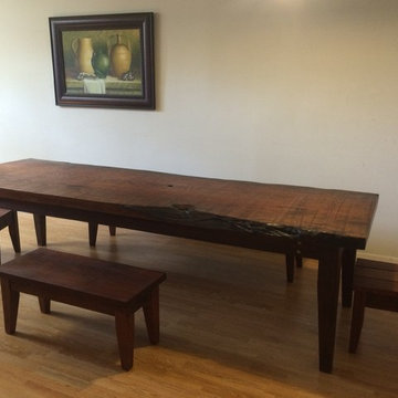 Slab Table Dining Set