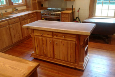 Heart Pine Cabinetry