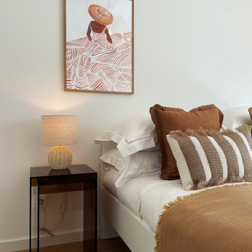 Figurative Artwork Above Bed in Lisbon Suite