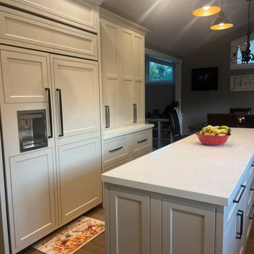 Transitional Mushroom Kitchen Renovation in Danville, CA