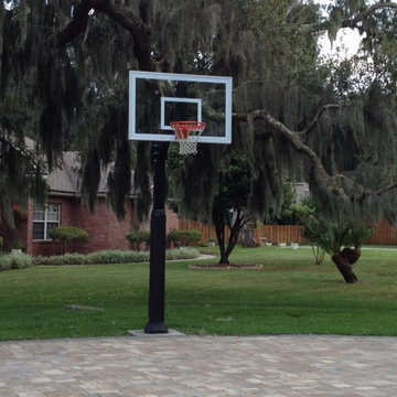 Daniel W's Hercules Gold Basketball System on a 30x30 in Jacksonville, FL
