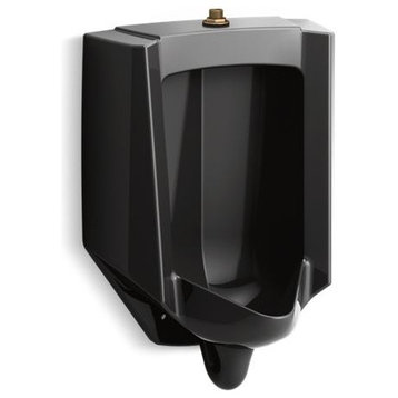 Kohler Bardon High-Efficiency Urinal, Washdown, 0.125 GPF To 1.0 GPF, Black