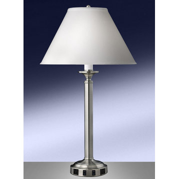Twin-Light Double Nightstand Lamp, Set of 2