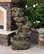 Alpine 6-Tier Waterfall Fountain With LED Light, 48"Tall