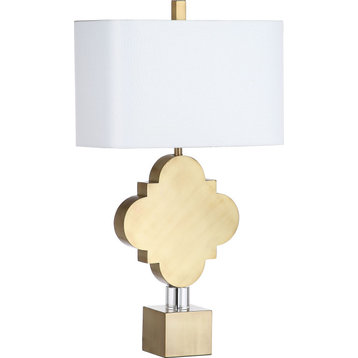 Marina Table Lamp - Gold Body with Off-White Shade