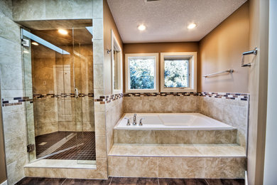Bathroom - traditional bathroom idea in Calgary