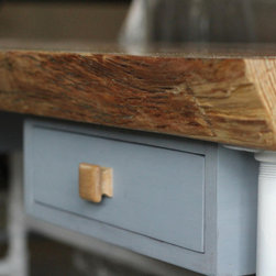 Hobby Project - LiveEdge Slab Desk - Drafting Tables