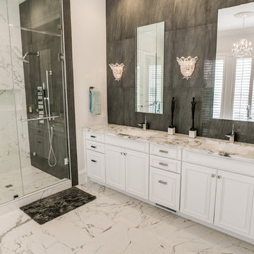 Calacatta Supremo Marble Master Bath