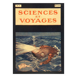 Sciences et Voyages, C. 1920, Artwork - Prints And Posters