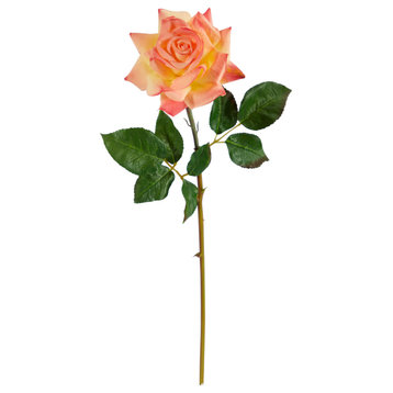 20" Rose Artificial Flower, Set of 6