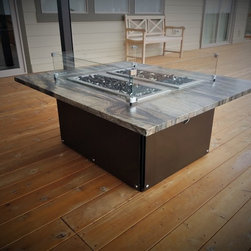 Sandolus Satin Fire Table - Fire Pits