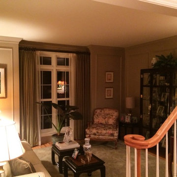 Classic Elegance with Applied Moldings and Fresh Paint Colors